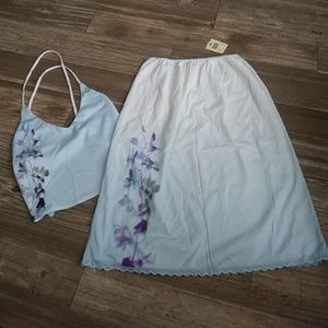Esprit set 2 piece halter top and skirt